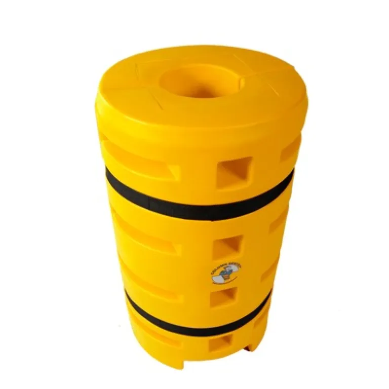 Protection de colonne en plastique pour protéger les poteaux ronds et les colonnes.