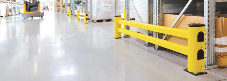 Protection modulaire des rayonnages en plastique pour les charges lourdes