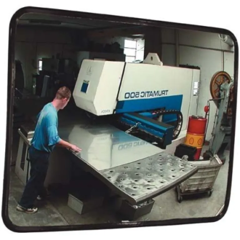 Miroir d'observation rectangulaire adapté à l'observation dans les entrepôts ou les ateliers