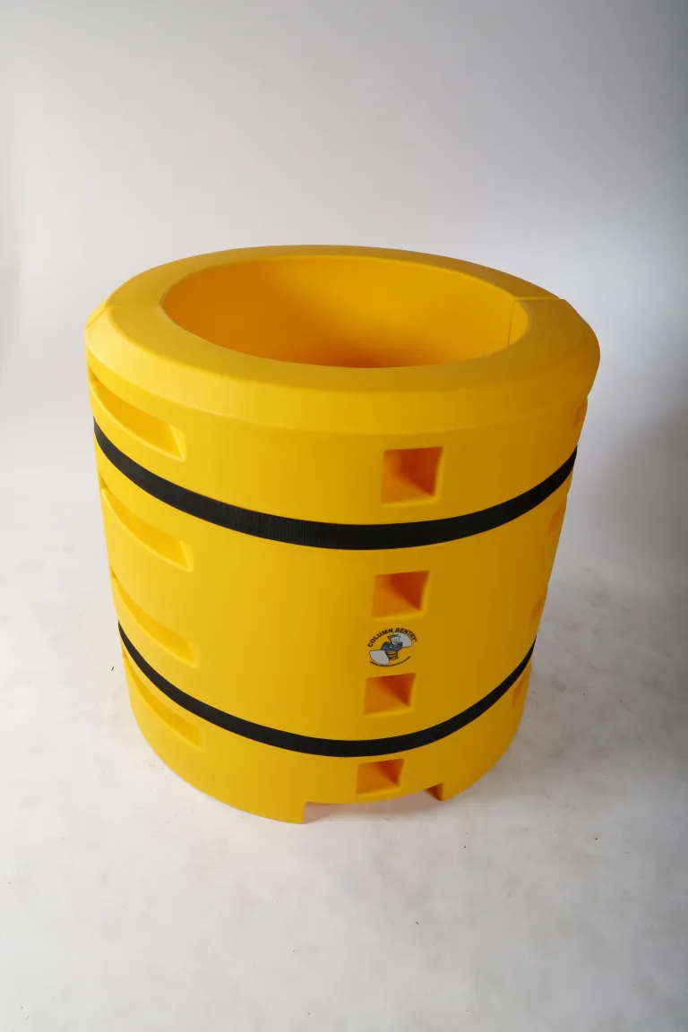 Protection de colonne en plastique pour protéger les poteaux ronds et les colonnes.