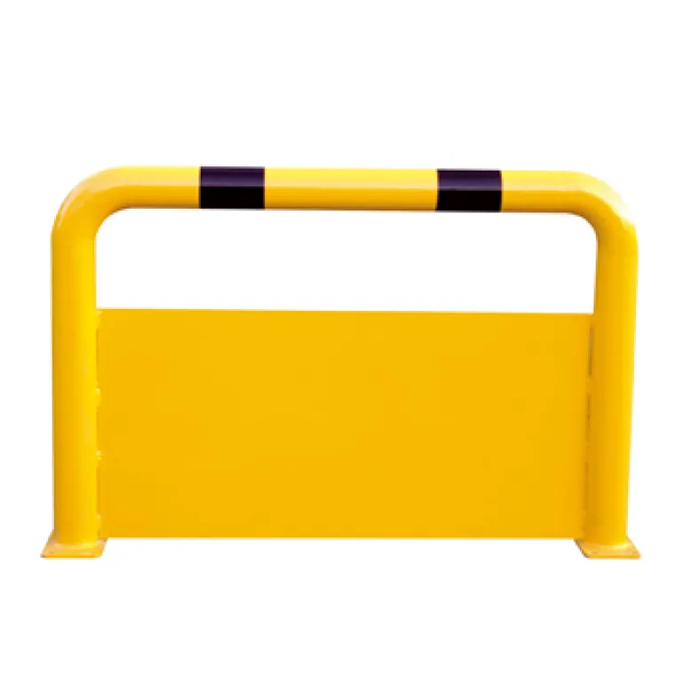 Ce support en acier avec plaque de protection convient parfaitement comme protection anti-encastrement, par exemple dans les zones de chargement et de déchargement.